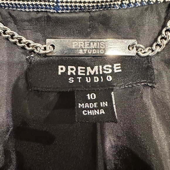 Relaxed plead blaser with inside lining - Picture 4 of 4